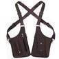 Brown Urban Tactical Anti-Theft Shoulder Holster Bag - Secure Multi-Pocket Chest Rig for Men