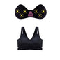 Size XL Black Wireless Electric Breast Massager Bra - 5 Modes Vibration & 3 Heat Levels for Lifting Comfort & Wellness