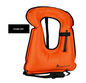 Orange Adult Inflatable Snorkel Vest - Lightweight Buoyancy Aid for Swimming & Water Sports?