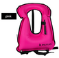 Pink Adult Inflatable Snorkel Vest - Lightweight Buoyancy Aid for Swimming & Water Sports?