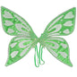Green Sparkling Fairy Wings - Lightweight Glitter Butterfly Costume Accessory for Kids & Adults