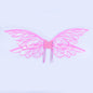 Pink Enchanting Iridescent Fairy Wings - Sparkle Butterfly Elf Wings for Costume Parties, Cosplay & Dress-Up Fun