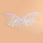 White Enchanting Iridescent Fairy Wings - Sparkle Butterfly Elf Wings for Costume Parties, Cosplay & Dress-Up Fun