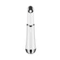 White Sonic Eye & Lip Massager with Red & Blue Light Therapy - Heated Vibrating Wand for Puffiness and Wrinkles