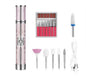 Pink Cordless Electric Nail Drill Pen - Professional Rechargeable Manicure & Pedicure Kit