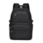 Black Trendy Korean-Style Large-Capacity Backpack for Women - 14" Laptop Travel Bag
