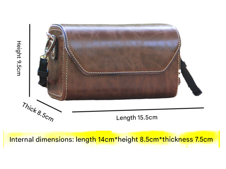 Green PU Leather Camera Bag for Fujifilm X Canon G Olympus PEN - Compact Vintage Design