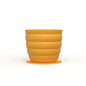 Yellow Large Anti-Choke Slow Feeder Dog Bowl - Non-Slip, Spill-Resistant Pet Feeding Dish