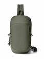 Army Green Minimalist Anti-Theft Sling Bag for Men & Women - Water-Resistant Crossbody Chest Pack, Fits 9.7-inch Tablet