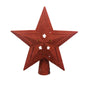 Red Sparkling LED Christmas Tree Top Star with Projection