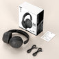 Black SY-T4 luetooth Music Headset - New Wireless Over-Ear Headphones with Long Battery Life for Sports and Universal Phone Compatibility