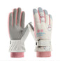 Off White Kids' Winter Ski Gloves - Waterproof, Windproof & Touchscreen Snow Gloves for Boys and Girls (Ages 8-14)