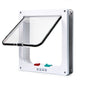 Secure 4-Way Locking Pet Door for Cats & Small Dogs - Easy Access Flap for Doors, Walls & Glass(Size L)