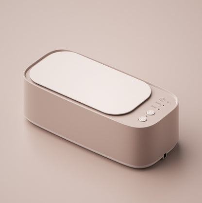 Pink Portable Ultrasonic Cleaner - 45kHz Professional High-Frequency Cleaning Machine for Jewellery, Glasses, Watches, and Makeup Brushes