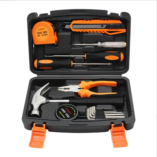 13-Piece Compact Household Tool Kit - Essential Hand Tool Set for Home DIY & Repairs