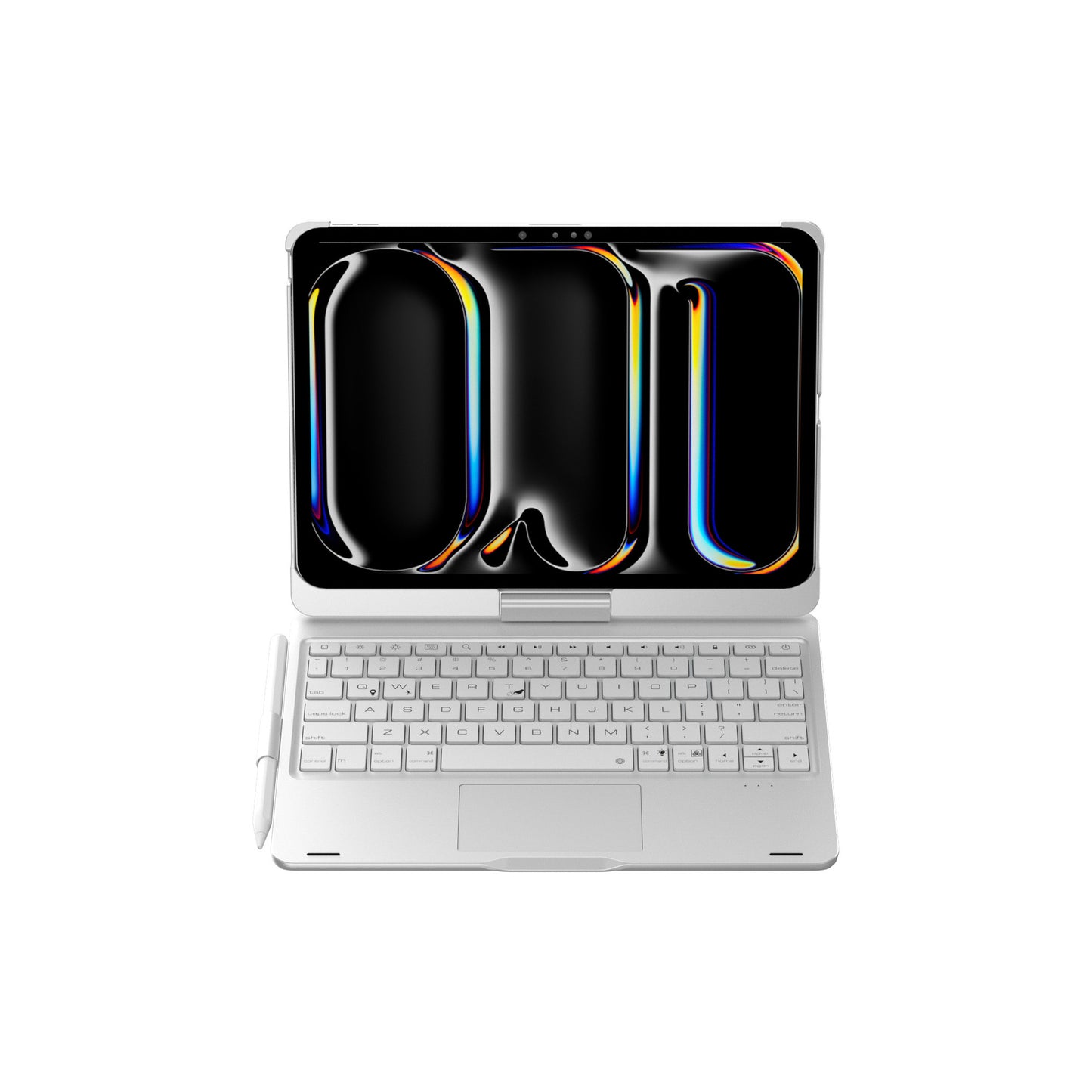 Black Magic Keyboard Case for ipad Air6/Air7 11-inch, Bluetooth Keyboard with RGB Backlight & Precision Trackpad
