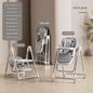 Mica ash 3-in-1 Convertible Baby High Chair - Adjustable, Foldable Feeding Seat with Rocking Function and Wheels
