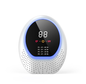 White Rechargeable Ozone & UV-C Air Purifier with Remote - Portable Odor Eliminator for Home, Pets & Closets