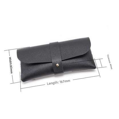 3-Piece Pink Chic & Sleek PU Leather Soft Eyeglass Case - Protective Pouch for Sunglasses & Reading Glasses