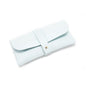 3-Piece Sky blue Chic & Sleek PU Leather Soft Eyeglass Case - Protective Pouch for Sunglasses & Reading Glasses
