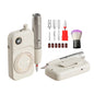 Professional Electric Nail Drill Machine Kit - 35000RPM, 10H Battery, LED Display, 35 Speeds & Multiple Bits(beige)