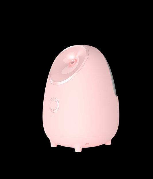 Nano Ionic Facial Steamer - Deep Hydration Hot Mist Face Steamer for Home Spa & Skincare(pink)