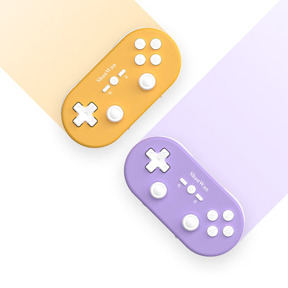 Slim Portable Wireless Game Controller - Multi-Platform for iOS/Windows/Android, 800Hz Dual Hall Sensing(purple)