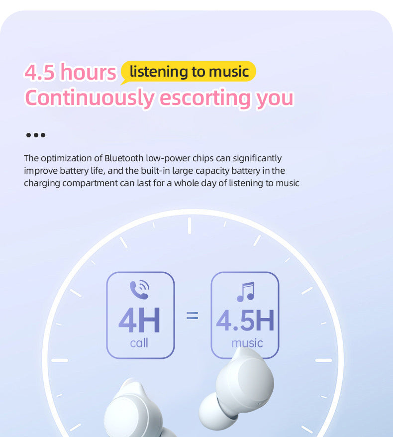Fun Face-Changing TWS Earbuds with Rotating Case - Bluetooth 5.4, High-Quality Sound(Light Blue)