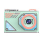 Glitter Sand Design 64MP HD Digital Camera with LED Fill Light & Auto Focus(green)
