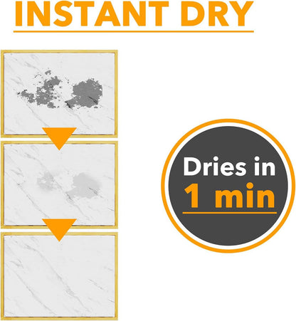 Instant Dry Stone Dish Drying Mat with Bamboo Rack - 2 Ways to Use, Quick Absorbent & Stylish(white)