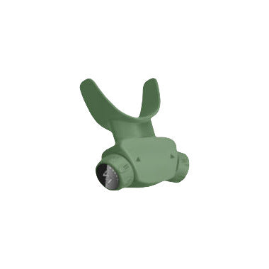 Smart Respiratory Muscle Trainer - App-Guided Breathing Exercise Device with Adjustable Resistance(green)