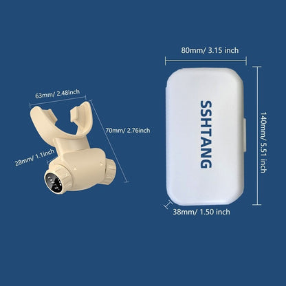 Smart Respiratory Muscle Trainer - App-Guided Breathing Exercise Device with Adjustable Resistance(green)