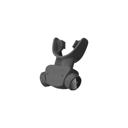 Smart Respiratory Muscle Trainer - App-Guided Breathing Exercise Device with Adjustable Resistance(black)