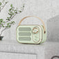 Portable Retro Bluetooth 5.0 Speaker - HIFI Sound, Multi-Function with TF Card, USB & AUX Input(Green)