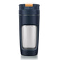 Large 600ML Portable Blender - USB-C Rechargeable Smoothie Maker with 4 Stainless Steel Blades(blue)
