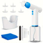 Rechargeable Electric Ear Wax Removal Kit - 3 Pressure Modes, LED Light & 90-Day Battery Life(White)
