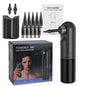 Rechargeable Electric Ear Cleaner & Washer Kit - Waterproof Ear Wax Removal System with 4 Modes & 12 Tips(black)