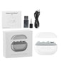 Multi-Functional Electric Nail Clipper & Grinder with LED Light and Magnetic Cover(white)