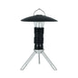 Portable Outdoor Camping Lantern with Tripod Stand, Soft Light Diffuser & USB-C Charging(black)