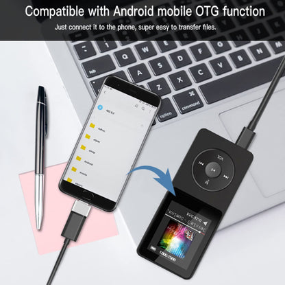 Portable Digital Music Player - Bluetooth 5.4, Hi-Fi Lossless Sound, 8GB Built-in & Expandable Storage(black 64GB)