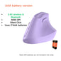 Ergonomic Vertical Mouse - Multi-Device Bluetooth5.0 & 2.4G Wireless, Adjustable DPI, Silent Click(blue)