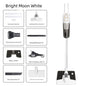 Cordless 2-in-1 Handheld & Stick Vacuum Cleaner with Detachable Water Tank & Dust Mite Remover(white)