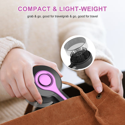 Electric Scalp Massager & Essential Oil Applicator Brush - 360 Kneading, 3 Modes, USB-C Rechargeable(black)