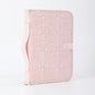 Pink Elegant Quilted Bible Cover - Protective Book Case with Carry Handle