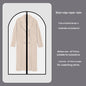 Black Edge 10-Pack Hanging Garment Bags for Closet Storage - Translucent Dust-Proof Suit Covers, Washable & Reusable Coat Protectors (2 Sizes)