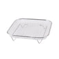 Silver 3-Pack Stackable Air fryer Racks - Food Grade Stainless Steel Multi-Layer Dehydrator & Crisper Tray Accessory