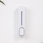 2 Pcs White Modern Wall-Mounted Press Soap Dispenser - 300ml Refillable Pump for Bathroom & Kitchen