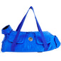 Size M Blue Multi-Functional Cat Grooming Bag - Anti-Scratch Restraint Pouch for Nail Trimming and Vet Visits