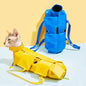 Size M Yellow Multi-Functional Cat Grooming Bag - Anti-Scratch Restraint Pouch for Nail Trimming and Vet Visits