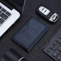 Dark Blue 3-in-1 Magnetic Wallet for MagSafe - Slim PU Leather Card Holder with Kickstand
